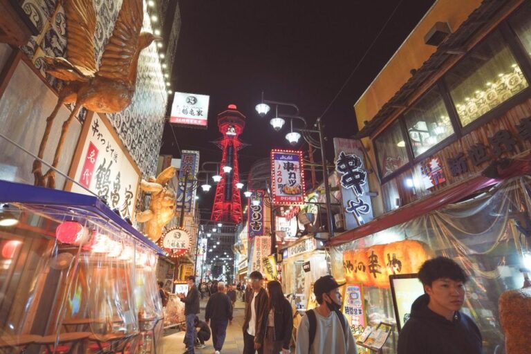 Osaka: Local Foodie Tour in Dotonbori and Shinsekai