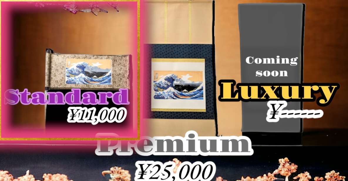 [INPUT TEXT TRANSLATED INTO English]: [Standard]Tokyo : Ukiyo-e Scroll Making Experience - What to Anticipate