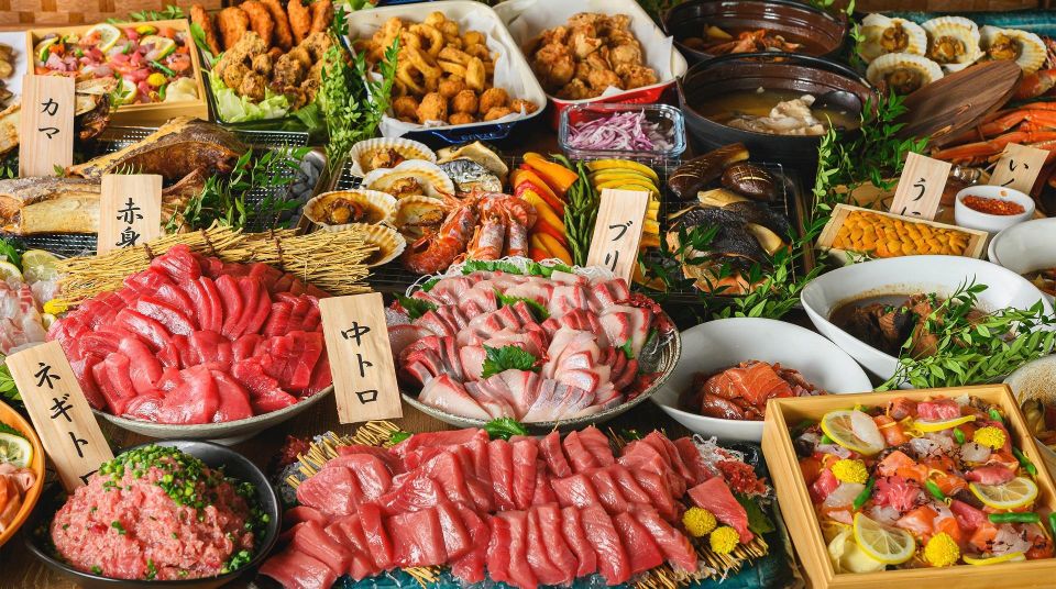 Tokyo Seafood Buffet Restaurant-Iroha, Meal & Tuna Filleting - Japanese Dining Experience