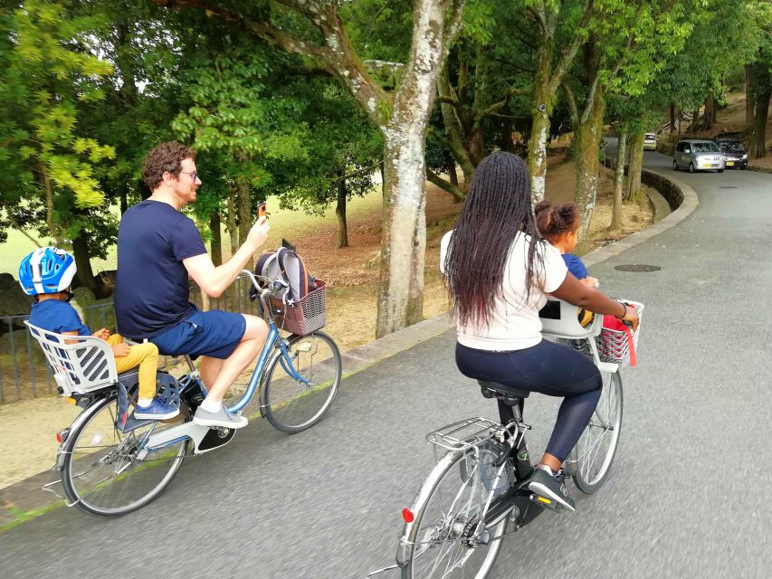 Nara: Nara Park Private Family Bike Tour With Lunch - Whats Included and Required
