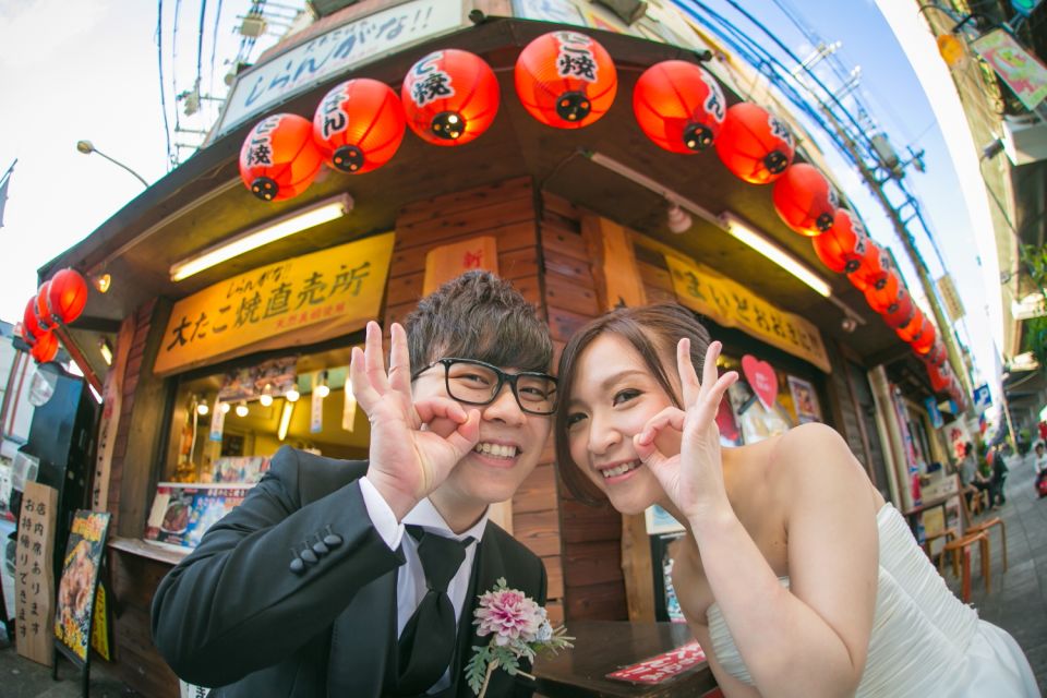 Private Couples Photoshoot in Osaka W/ Professional Artists - Logistics and Schedule Details