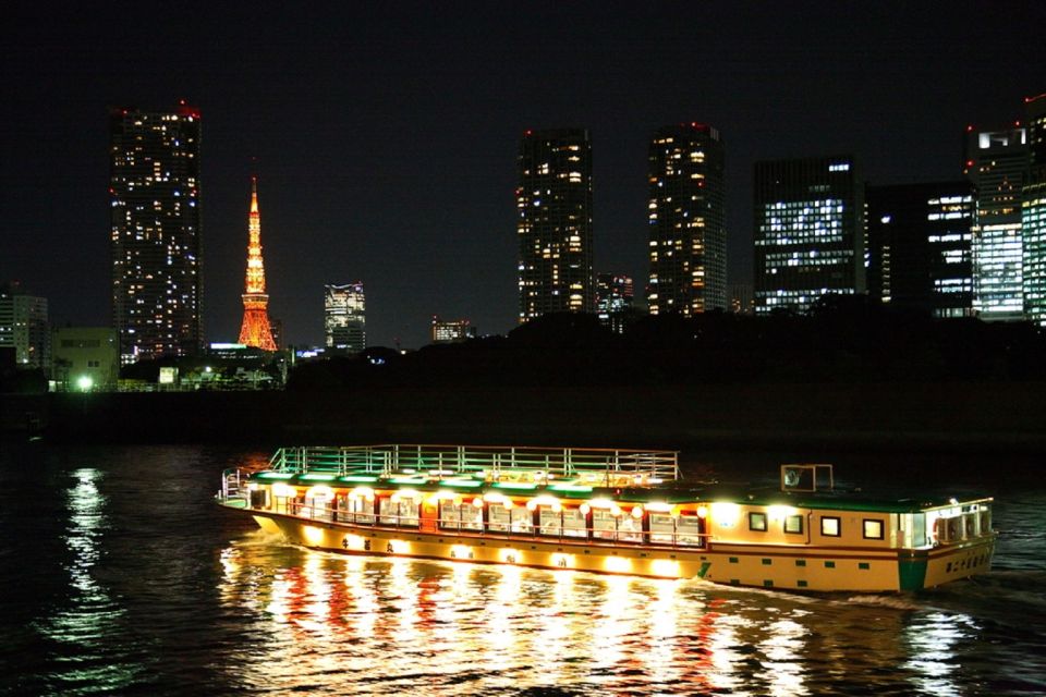 Tokyo Bay: Traditional Japanese Yakatabune Dinner Cruise - Dinner Cruise Inclusions