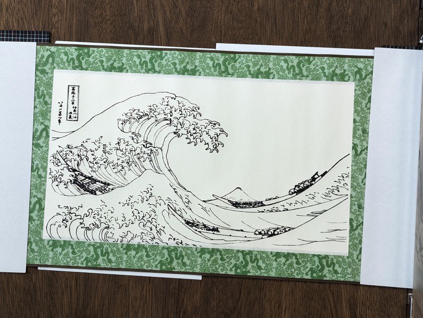 [INPUT TEXT TRANSLATED INTO English]: [Standard]Tokyo : Ukiyo-e Scroll Making Experience - Important Rules