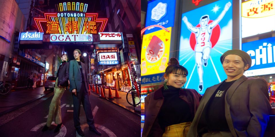 OSAKA BY NIGHT PHOTOSHOOT - Capturing Memories in Osaka