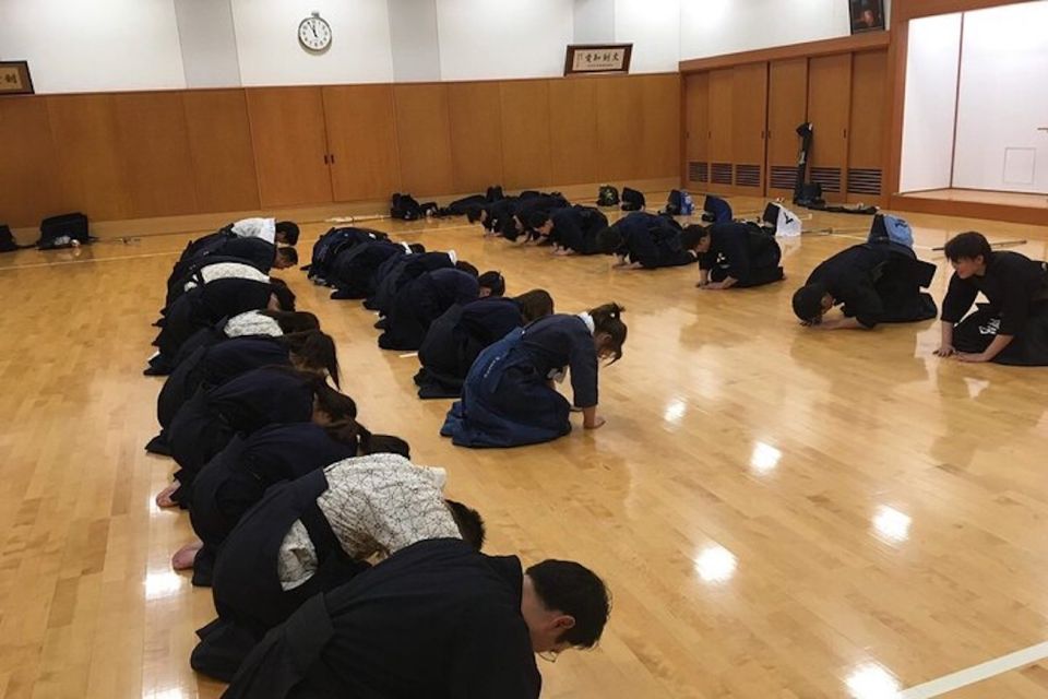Osaka: Kendo Workshop Experience - Important Health and Safety Notes