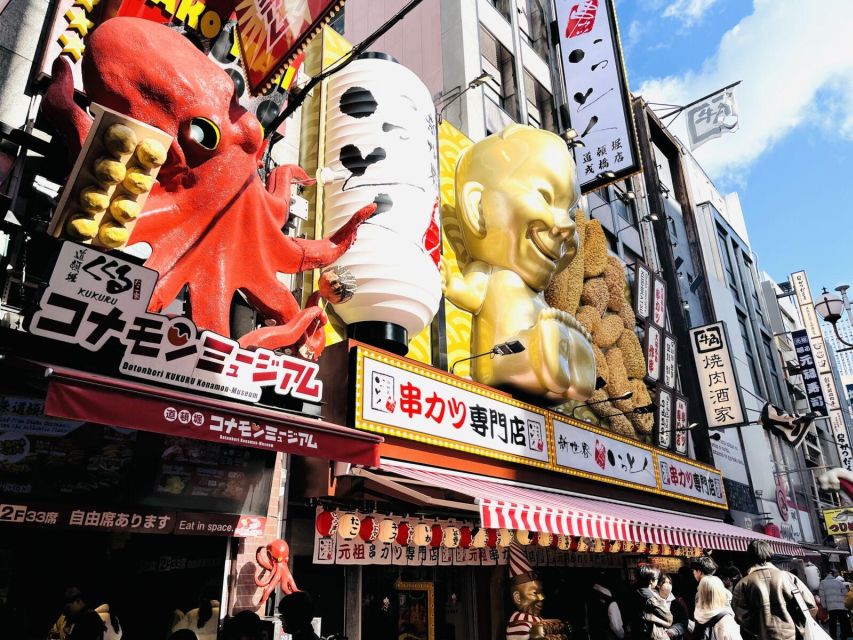 1-Day Walking Tour in Osaka：Castle, Temples and Ukiyoe - Wandering Through Dotonbori