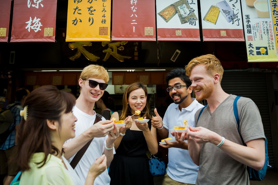 Tokyo: Tsukiji and Asakusa Food Tour - Explore Tsukiji Market Delights